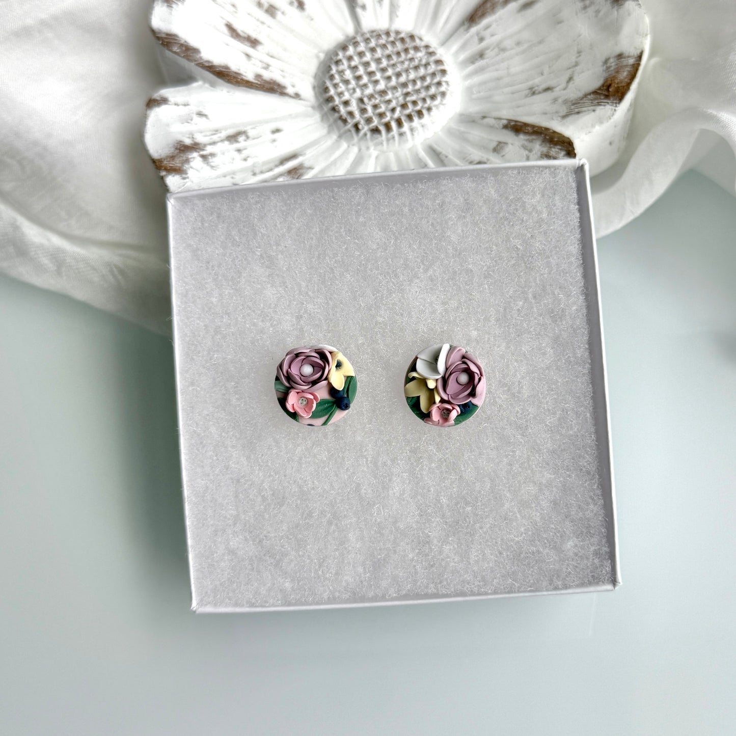 Spring -Watermelon & Blueberries studs