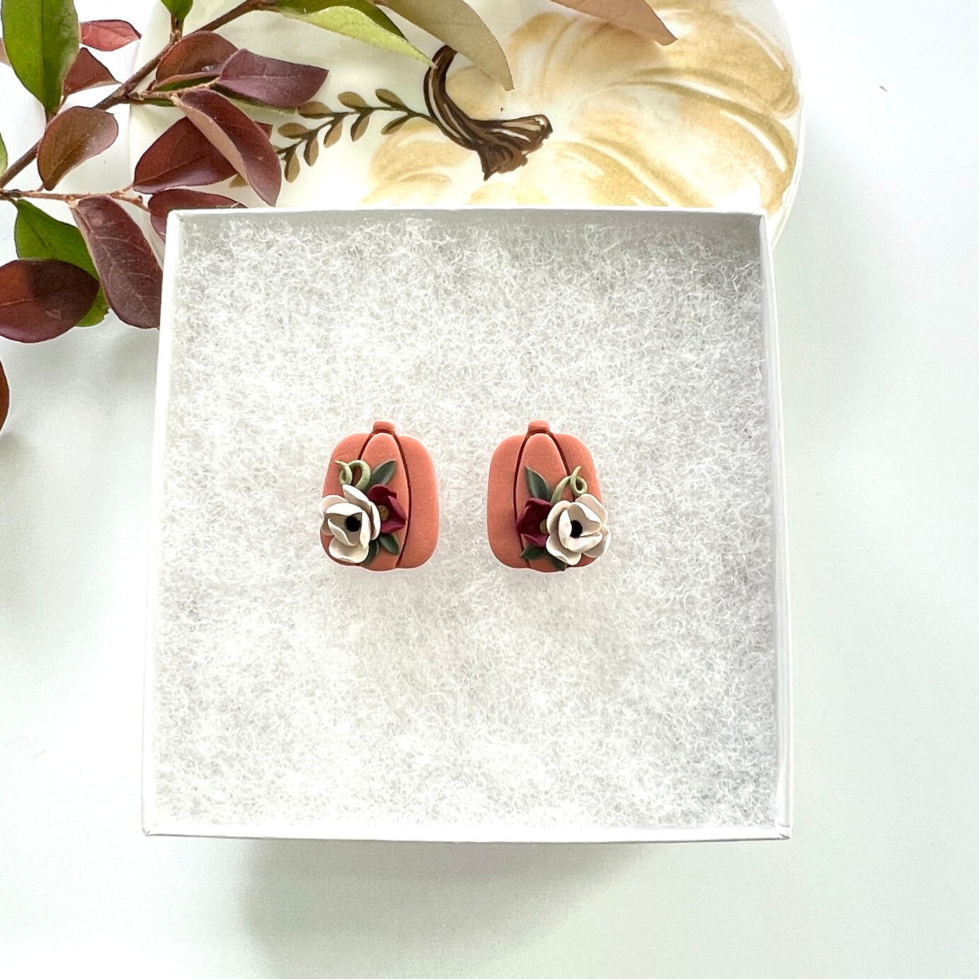Flower pumpkin STUDS
