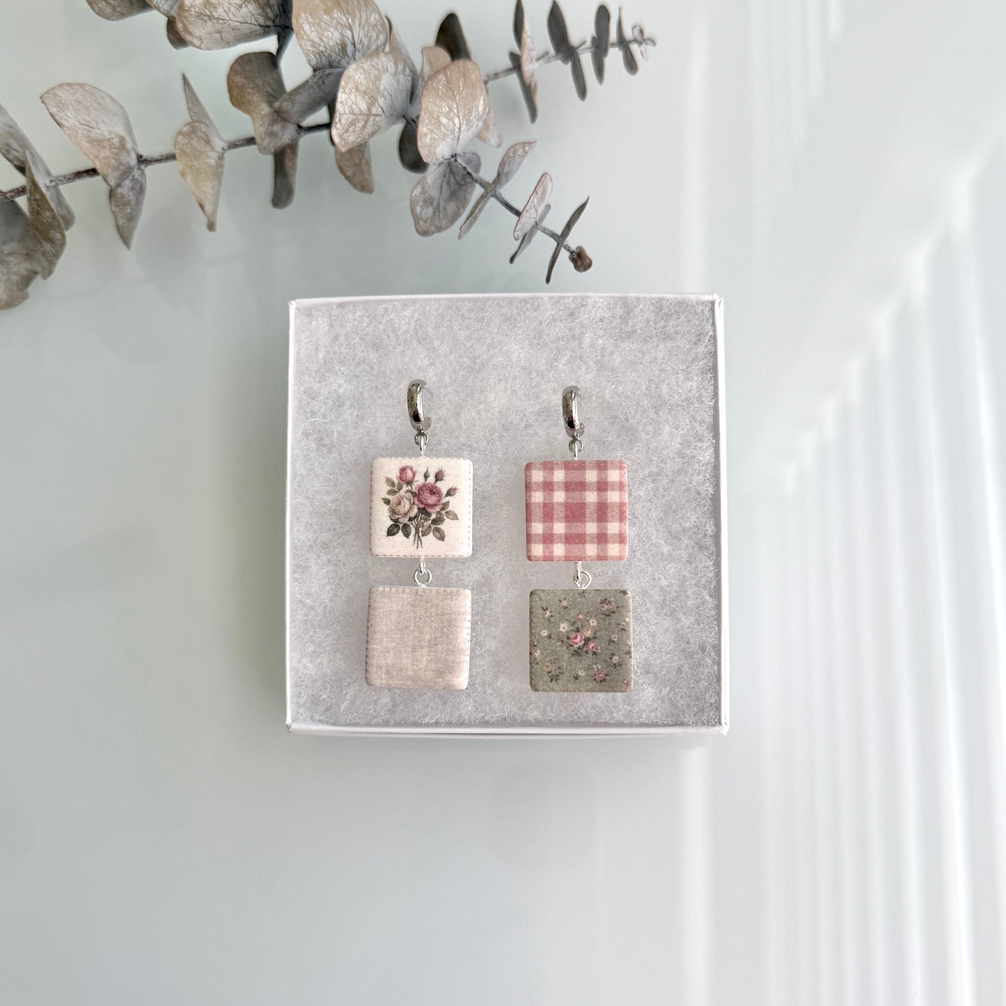 Quilt square - Cottage Rose