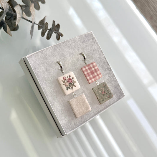 Quilt square - Cottage Rose