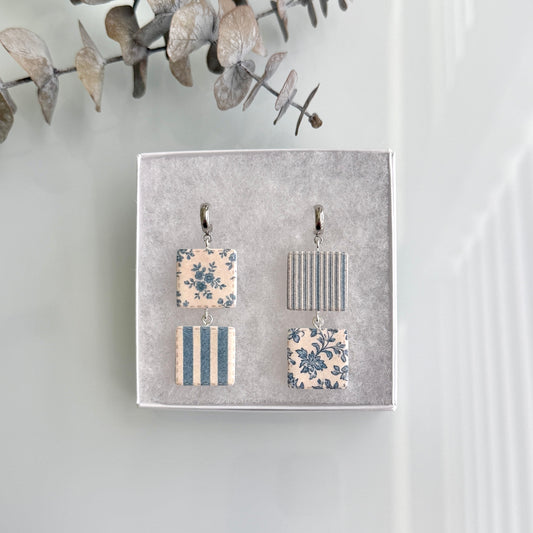 Quilt square - Cottage Blue