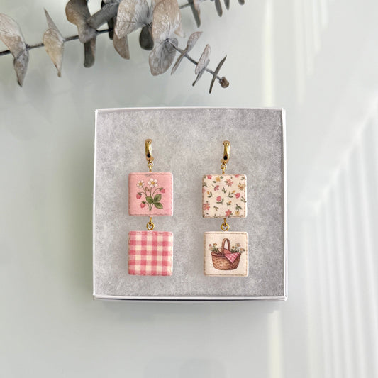 Quilt square - Raspberry
