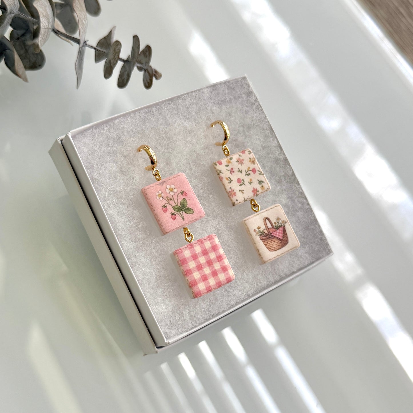 Quilt square - Raspberry