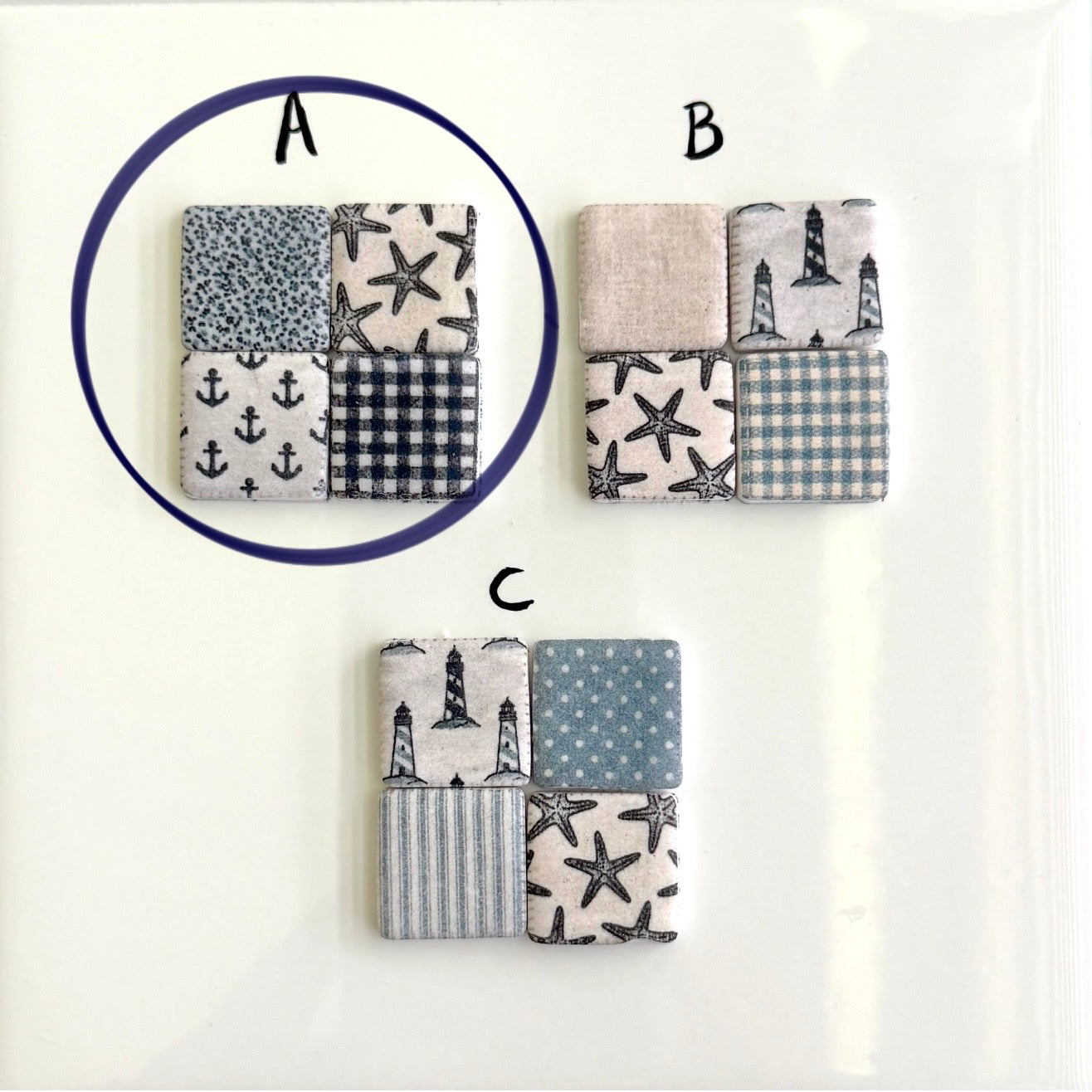 Quilt square - Nautical