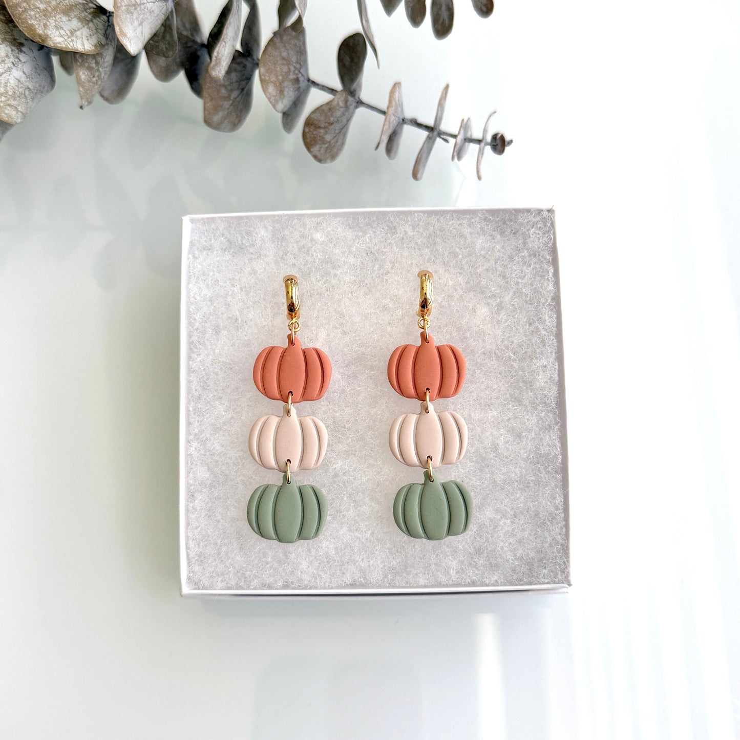 Tripple pumpkin dangles