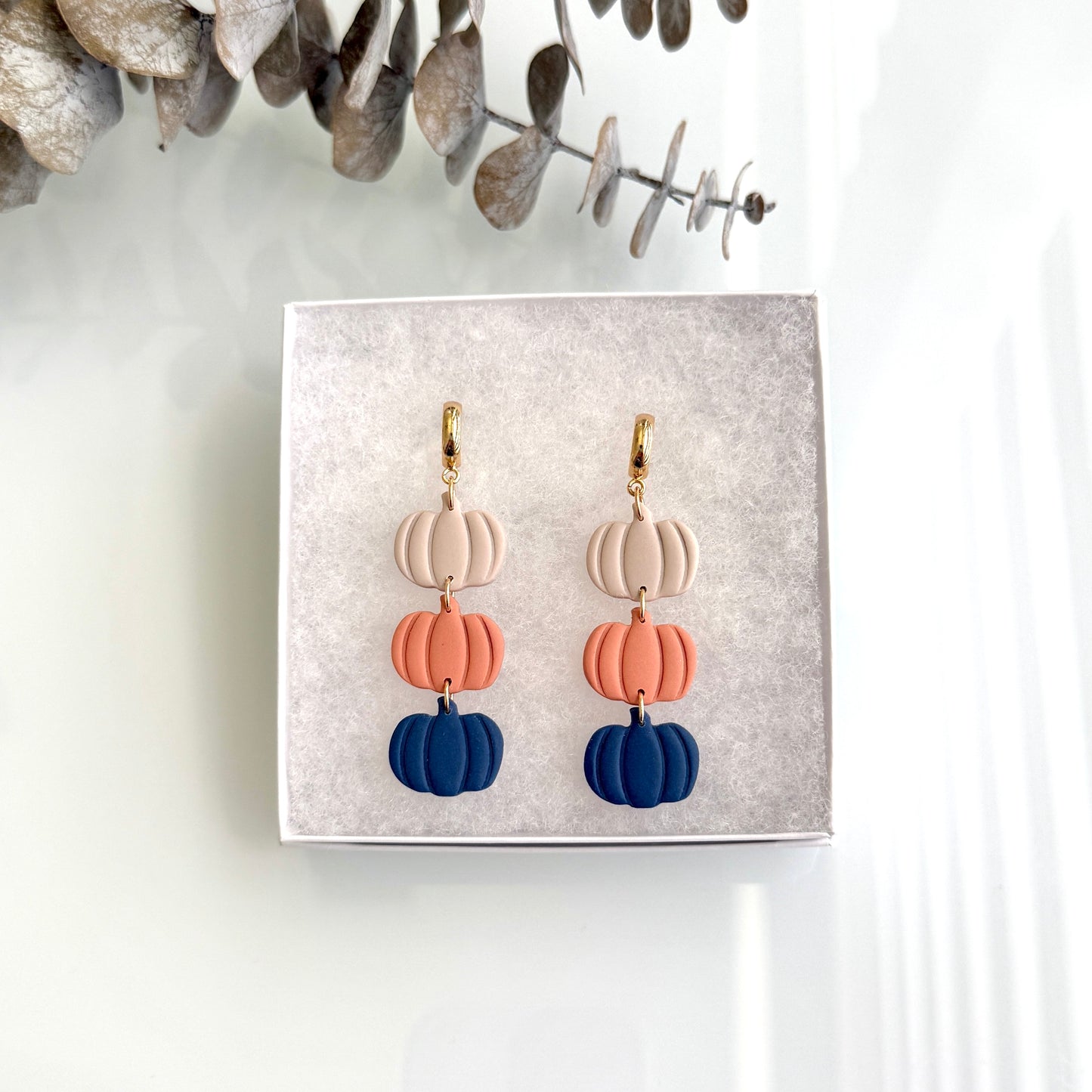 Tripple pumpkin dangles