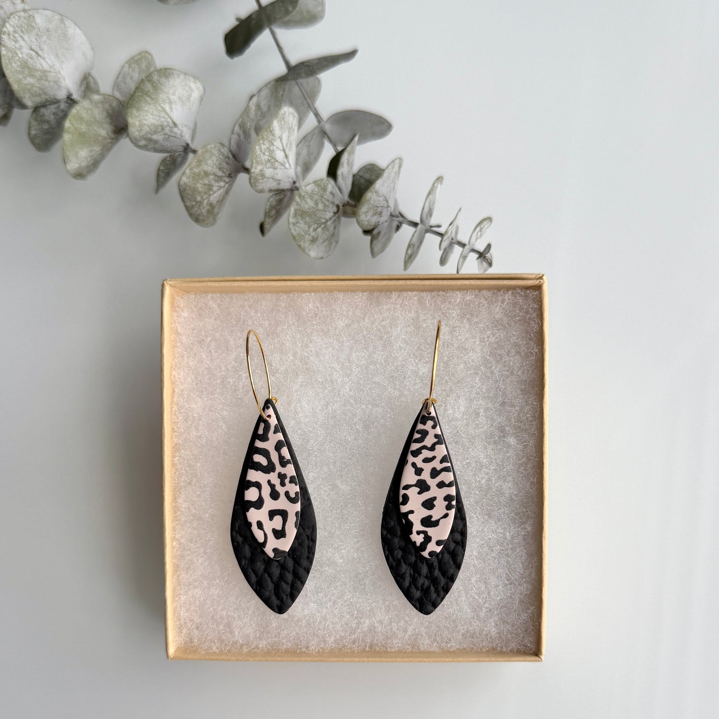 Summer - Animal print hoops