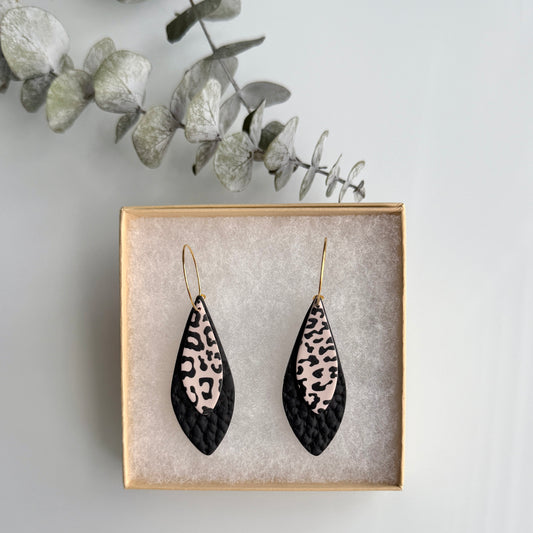 Summer - Animal print hoops