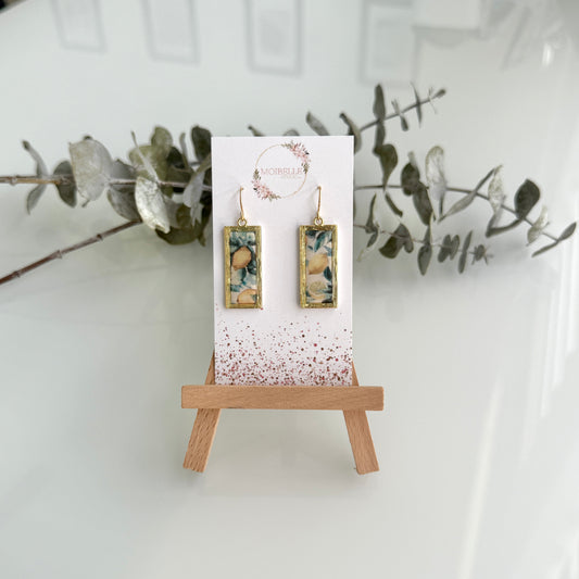 Garden print with resin