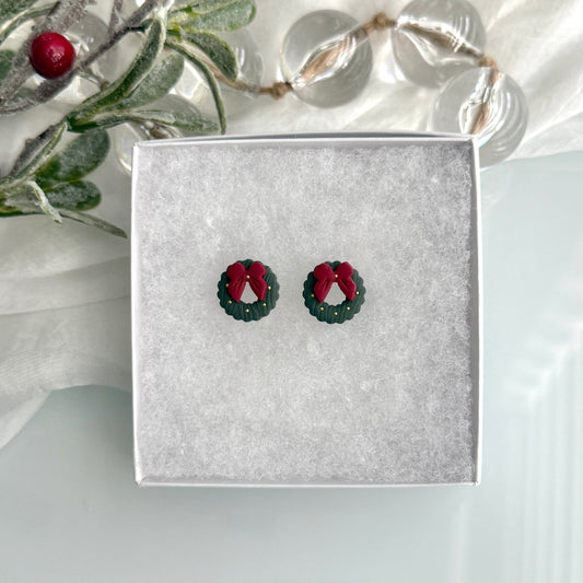 Christmas - clay studs
