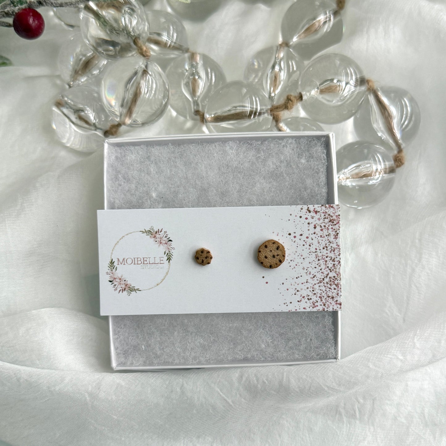 Christmas - clay studs