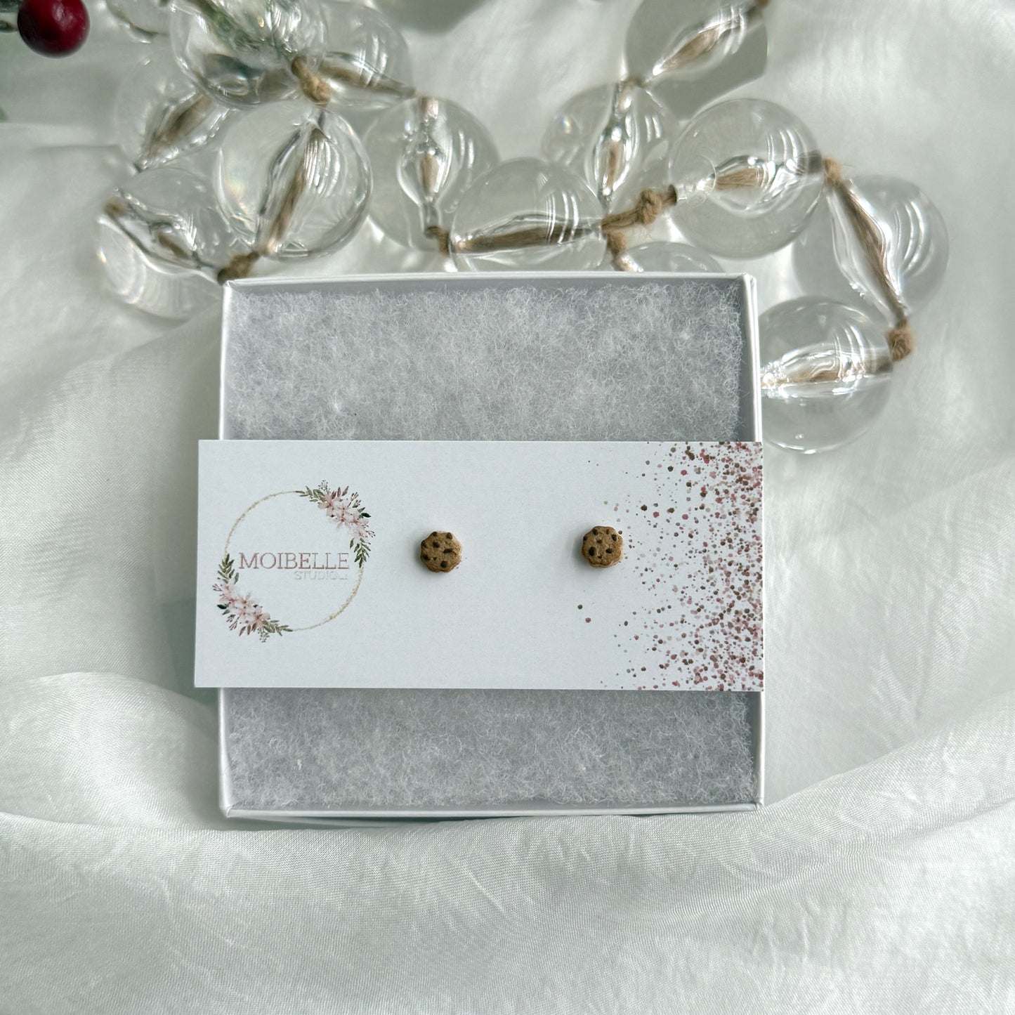 Christmas - clay studs