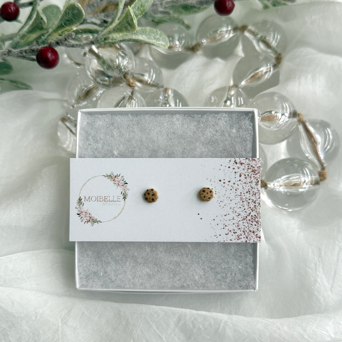 Christmas - clay studs