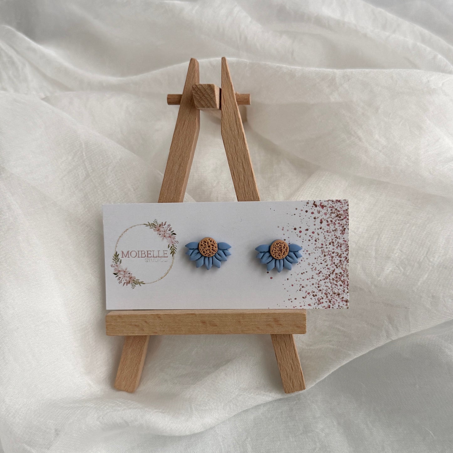 Half Sunflower studs